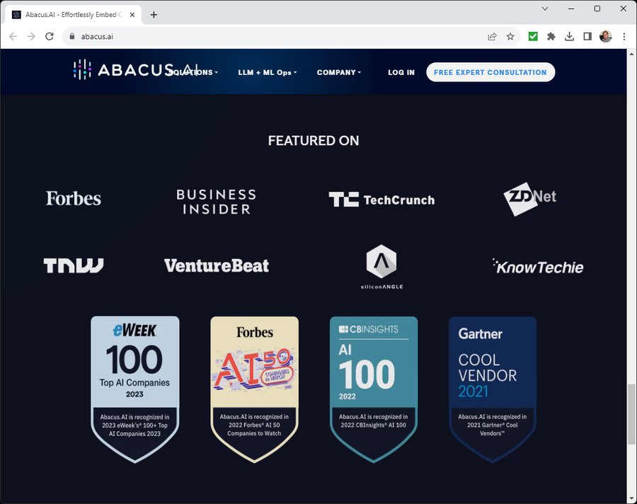 KirkDBorne's tweet photo. Enterprise #MachineLearning requires all this...
1. Data sources
2. Data pipelines
3. Feature stores
4. Model training
5. Model evaluation
6. Model deployment
7. Model monitoring
8. Predictions API
9. #MLOps

Guess what?
🌟@AbacusAI platform delivers all these goodies for you🌟 https://t.co/4YNG7hnSVV