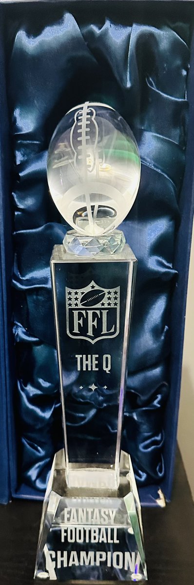 zachps's tweet photo. @NFLFantasy Started a league with some work buddies. Just finished the 3rd season and everyone loves the trophy. https://t.co/zuhjfUdRXv