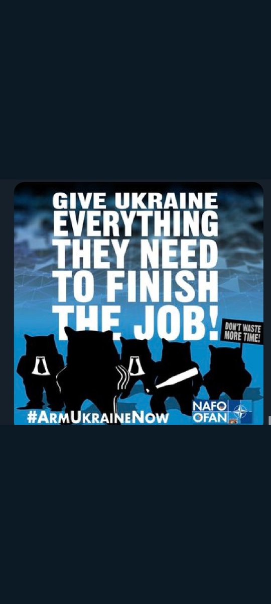 night7567's tweet photo. Alright, FELLAS!! Who's pissed the fuck off?!?! You to? Okay good. Max UT/RT use the hash tags
Let's get them trending and seen. Something has to change, and I'll be damned if we aren't a part of it.
@UN
#BanrussiaFromUN #RussiaisATerroistState #RageCallNow #MakeTheCallNow #FundUkraineNow #ArmUkraineToWin #ArmUkraineNow #NAFOfellas