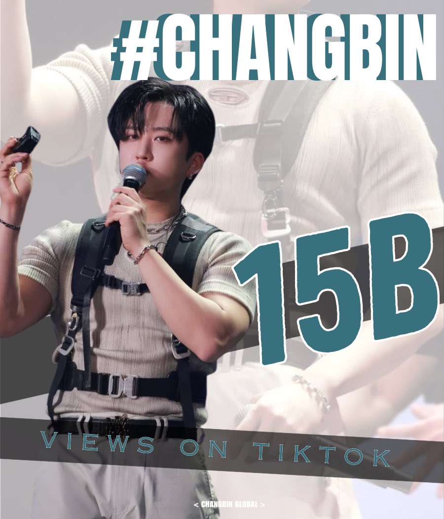 [📈#️⃣ 240103] • TIKTOK

“#changbin” hashtag has reached 15 BILLION (15.0B) views on Tiktok 🔥
Don’t forget to add the hashtag when making tiktok videos related to Changbin! 

스트레이 키즈 창빈 #창빈 #チャンビン #스트레이키즈창빈 #StrayKids <a href="/Stray_Kids/">Stray Kids</a>