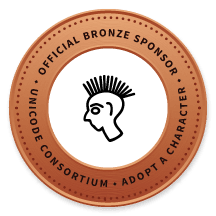 Unicode thanks @hexaltation_, our newest Bronze Sponsor! #UnicodeAAC aac.unicode.org/sponsors#b101D1