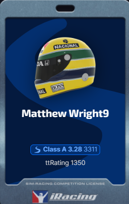 Sabre_SimRacer's tweet photo. What a night!! HIGHEST iRATING EVER!! 3.3k 😎
Follow me on twitch to see how much more rating i can gain!! 
https://t.co/vOhAJLEaKT 
#iracing #irating #twitch #TwitchStreamers https://t.co/dEtQIIY3K1