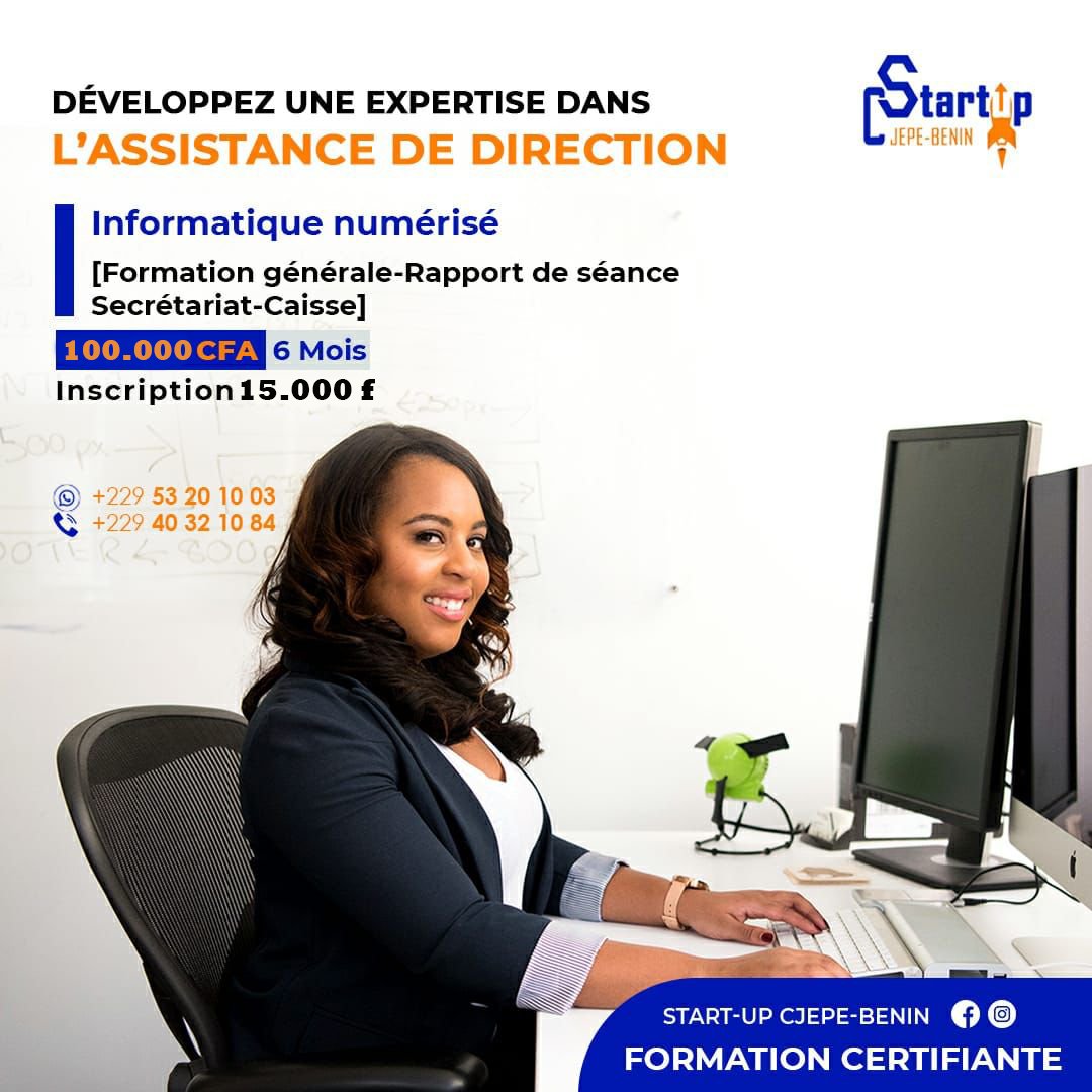 cjepebenin's tweet photo. "Prêt à plonger dans la nouvelle ère de l'intelligence artificielle ? Rejoignez notre centre de formation pour une expérience pratique à 100% dès la rentrée ! #IA #Formation #RentréeNumérique" https://t.co/RNuWrKmSYi