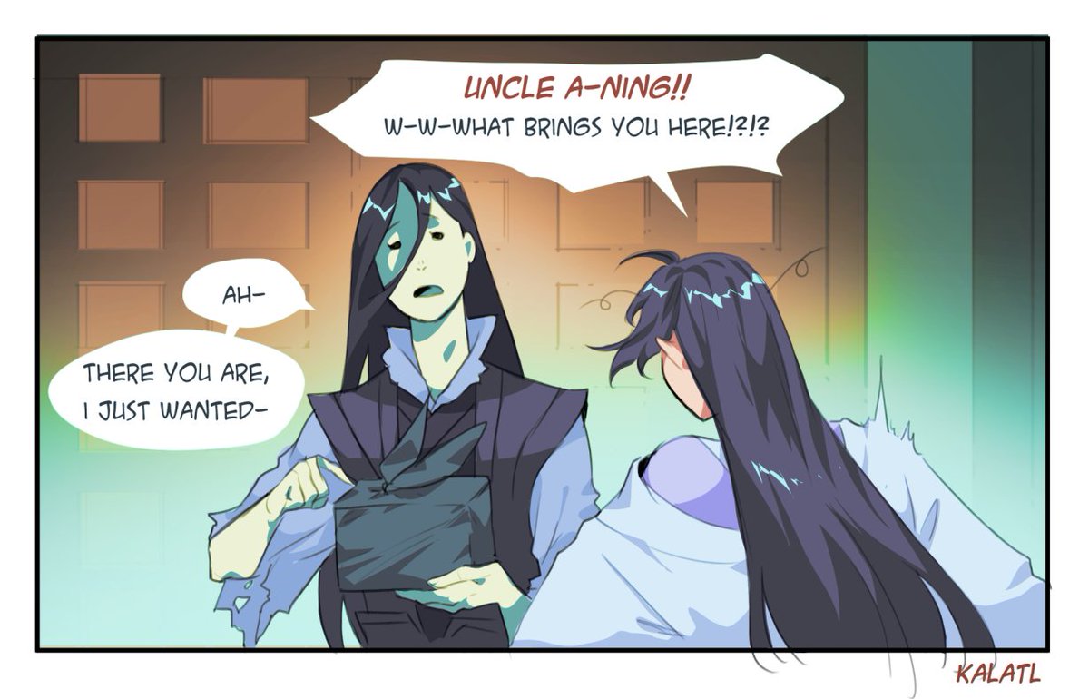 Kalatl_Art's tweet image. I can't believe I finished this Zhuiling comic after so long omg
1/4
#MDZS