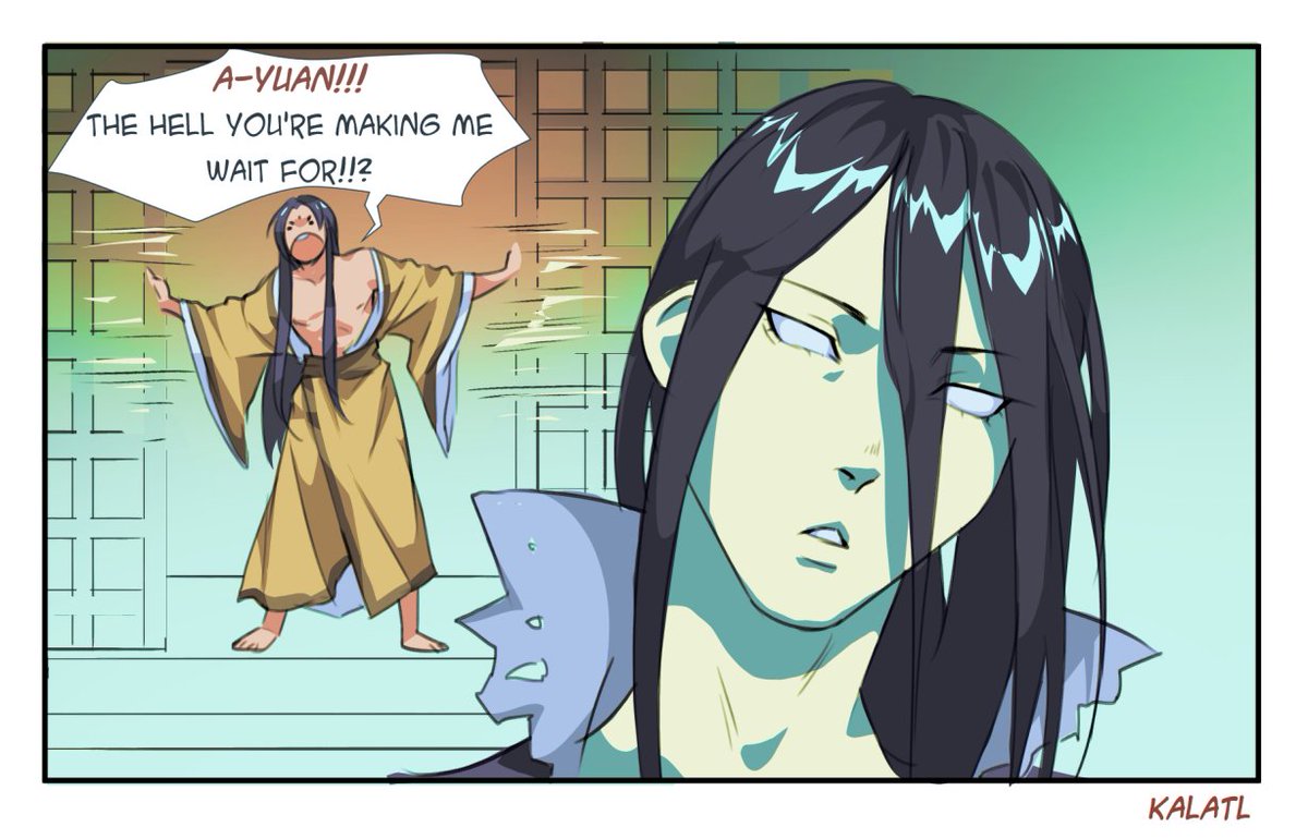 Kalatl_Art's tweet image. I can't believe I finished this Zhuiling comic after so long omg
1/4
#MDZS