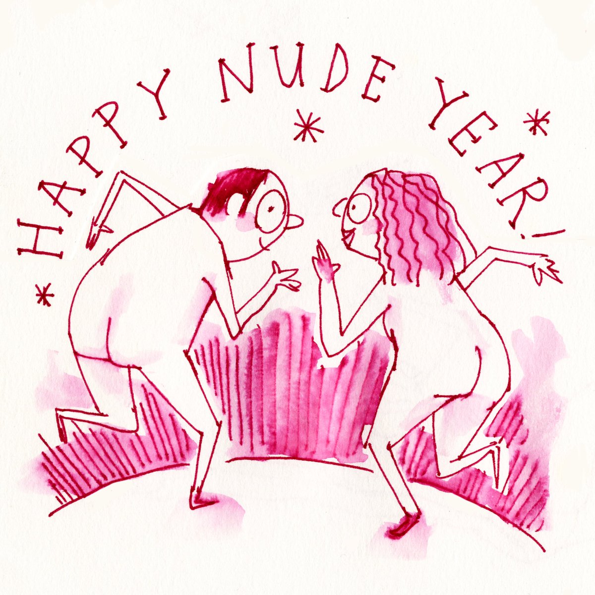 A bit late in the day, but… Happy New Year! May 2024 be full of goodness and bare bottoms X