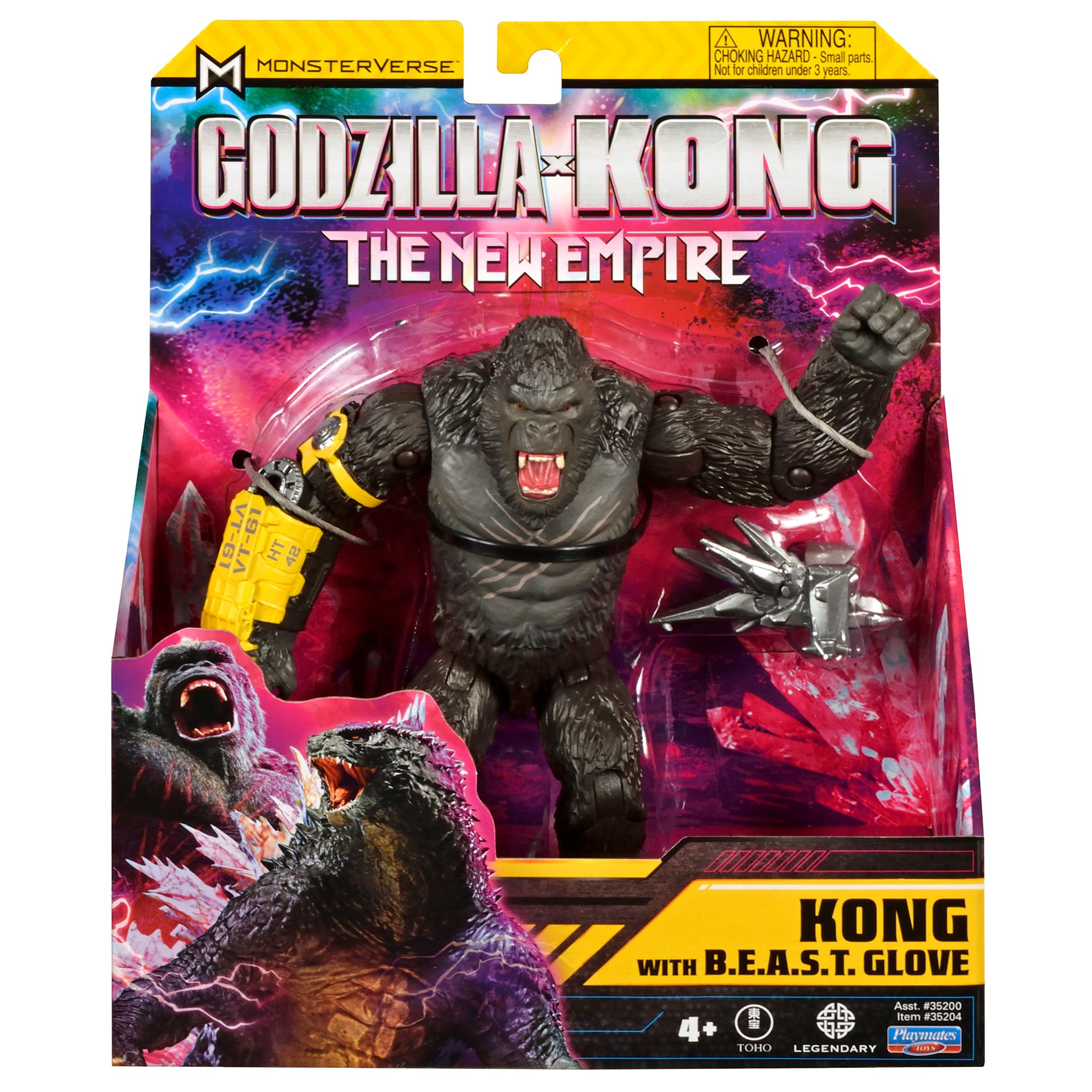 Kaiju News Outlet on X: New @PlaymatesToys Godzilla x Kong: The New Empire  6 figures are now arriving at retailers. Each figure pack costs $9.99 and  will be available from Walmart, 