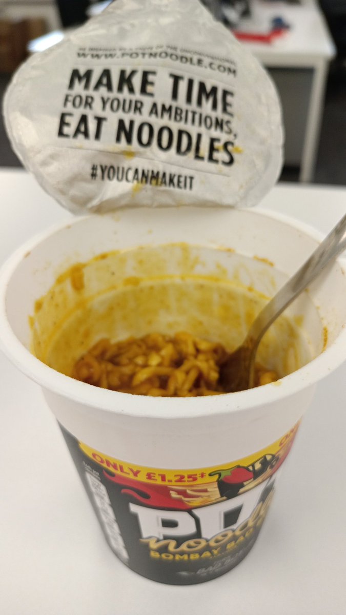 PhillNewnes's tweet image. Motto for the year 

#YouCanMakeIt 

Nice one Pot Noodle