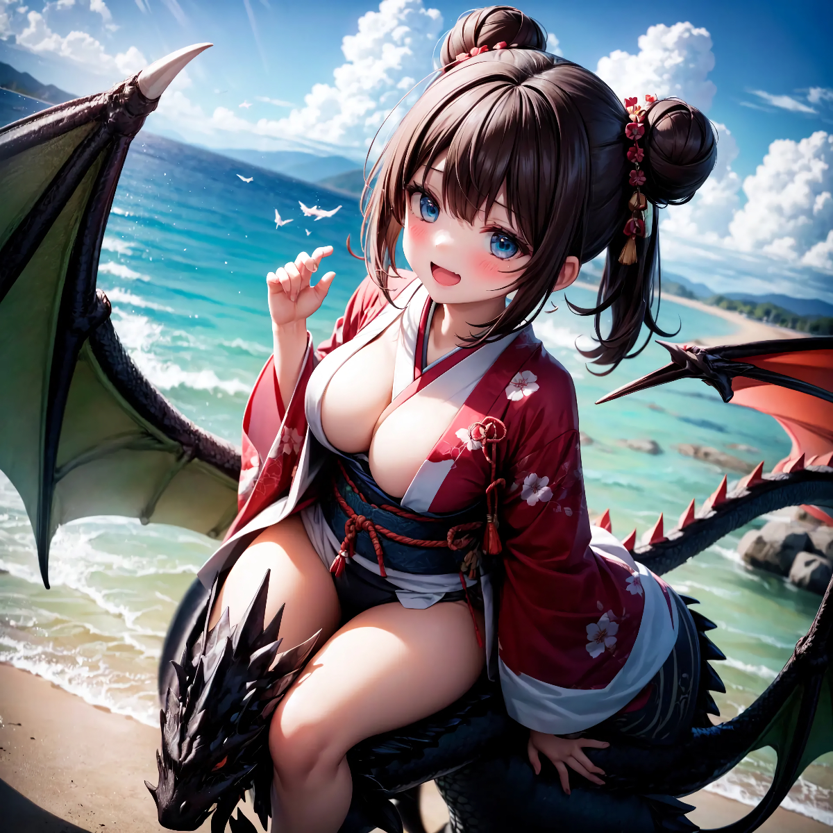 aine_rate's tweet photo. 干��娘【pixiv今日のお題】 (1/2) https://t.co/Zn04AbWUCT
