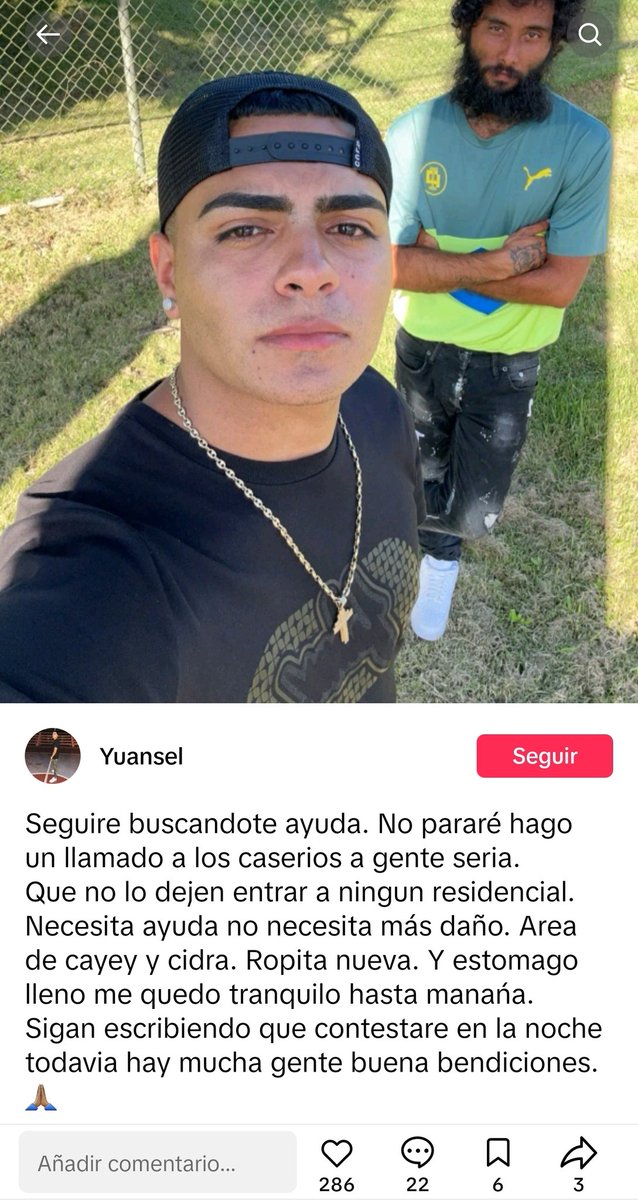 E_ALBIZU's tweet photo. URGENTE! ESTE JOVEN NECESITA AYUDA. DIFUNDIR POR FAVOR. https://t.co/O6Yw0RQYr8