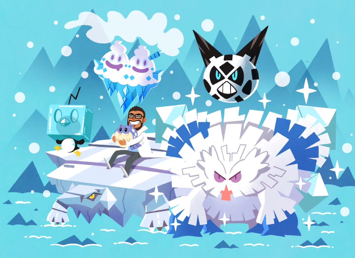 Julesdrawz's tweet photo. Some Winter team commissions  😋❄️ https://t.co/u5PsyzMPbk