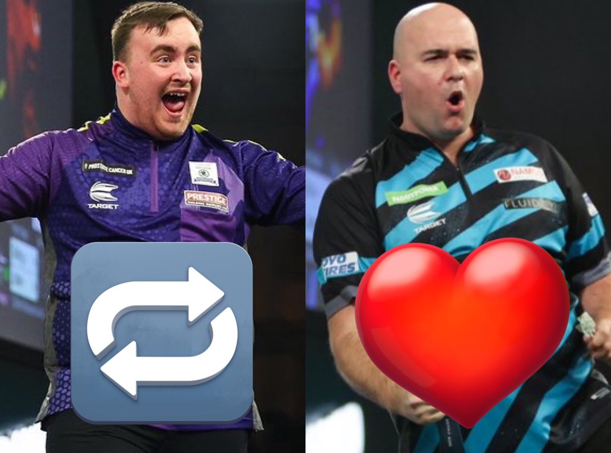 dartsnewsstats's tweet photo. 🏆 PDC World Darts Championships 2024! 

Who wins tonight’s first Semi-Final tie?

🔁 for LUKE LITTLER                    
❤️ for ROB CROSS https://t.co/E1i7SywW4S