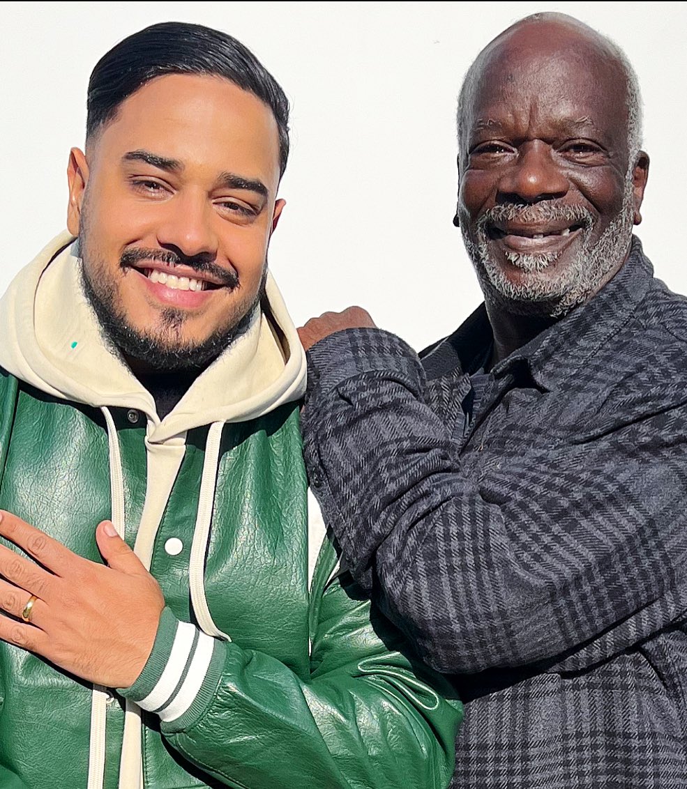 The Fresh Prince of Pakistan and Joseph Marcell aka Geoffrey. ‘Queenie’ coming to the U.K @Channel4 and U.S @Hulu in the Spring this year. 👑 📺 vogue.co.uk/article/queeni…