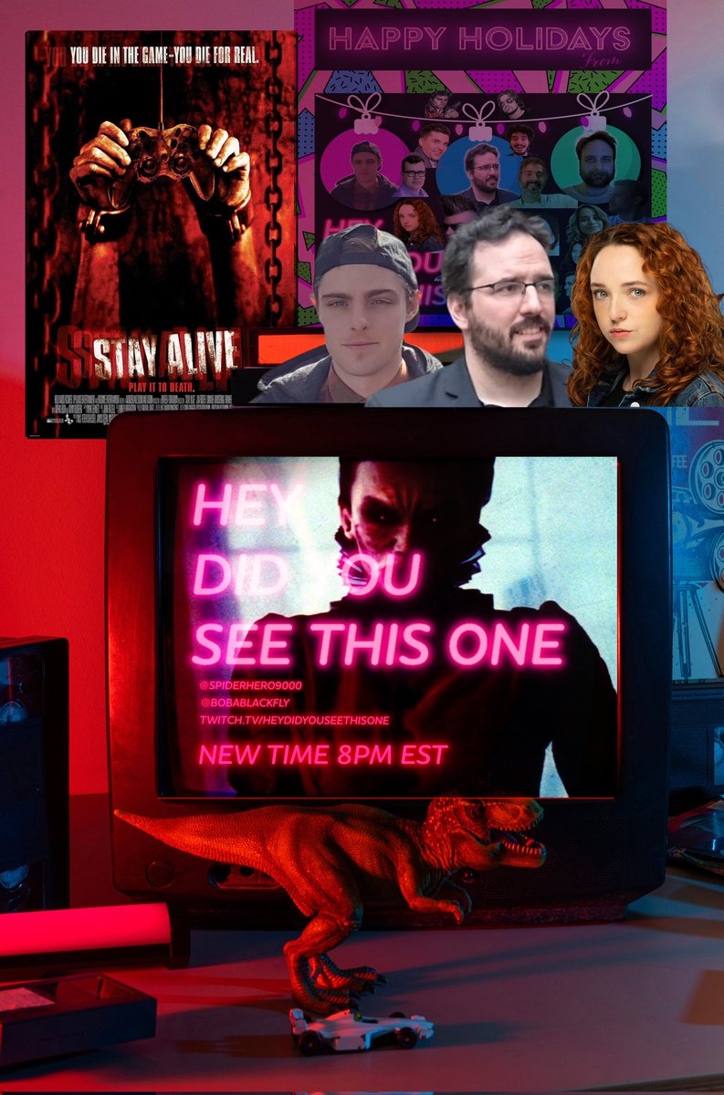 spiderhero's tweet photo. TONIGHT on Hey, Did You See This One?  at 8PM EST on TWITCH (https://t.co/CHNqtMRclq) we wrap up the year on the final Guest-Mas pick for Fan-Cember! We're talking about Stay Alive (2006)!

#stayalive #horror #heydidyouseethisone #comedypodcast #podcast #filmreview #movies #films https://t.co/9iCIQKC85d
