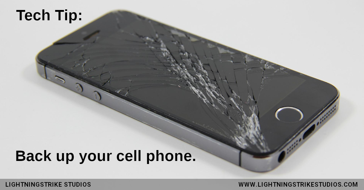 LightningStSt's tweet image. Tech Tip: Back up your cell phone.

lightningstrikestudios.com #ComputerSecurity #InformationTechnology