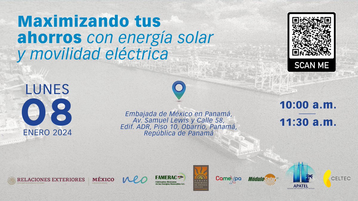 jesusglzmar's tweet photo. Sé parte de nuestro primer evento presencial del año, el próximo lunes 8 de enero de 2024, de 10:00 am a 11:30 am en la sala Carlos Fuentes de la Embajada Mexicana en Panamá.

Regístrate en este link 
https://t.co/EH2YWMaE9o https://t.co/37HnNyGmQ7