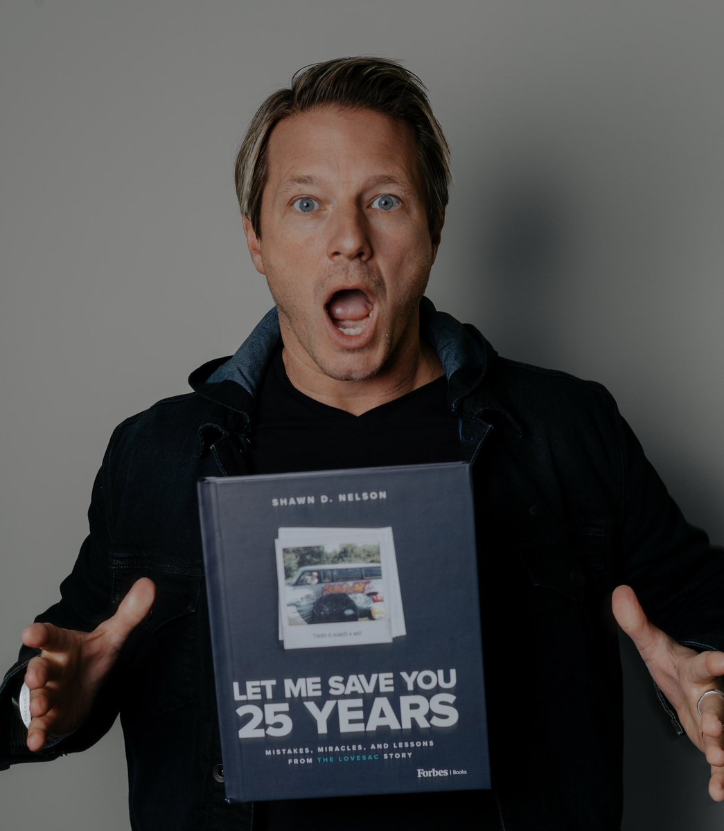 TargetMktng's tweet image. Happy pub day to #TMDAuthor Shawn D. Nelson!

In his hilarious and heartfelt book, Let Me Save You 25 Years, @ShawnOfLovesac shares stories and lessons from his experience as the founder and CEO of @Lovesac.

Click here to order your copy: bit.ly/47nzxSy. 💥