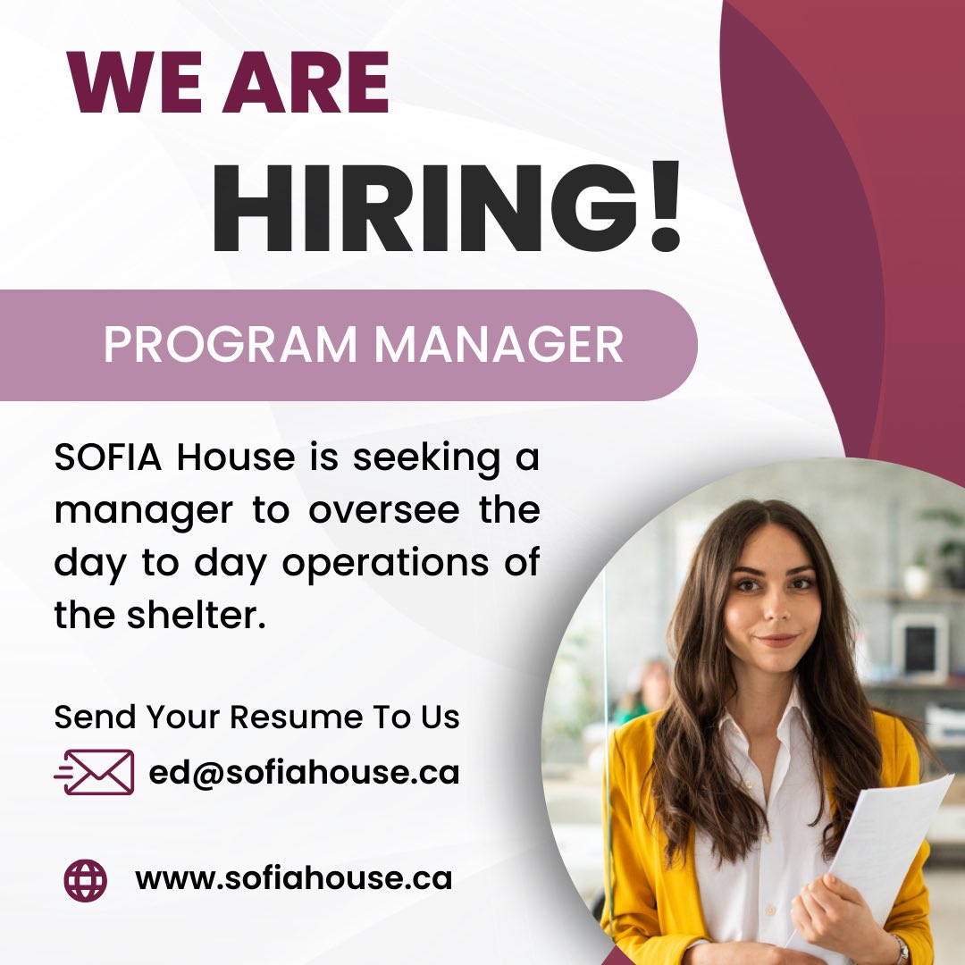 It’s an exciting time to join SOFIA House, with our move in just around the corner! Apply now to manage our wonderful team of women who are dedicated to improving the lives of our residents.