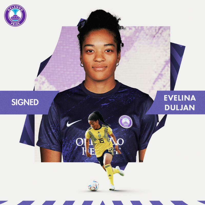 ORLPride's tweet photo. 🇸🇪➡️🇮🇹➡️🇺🇸

We have signed Swedish international Evelina Duljan through the 2024 season.