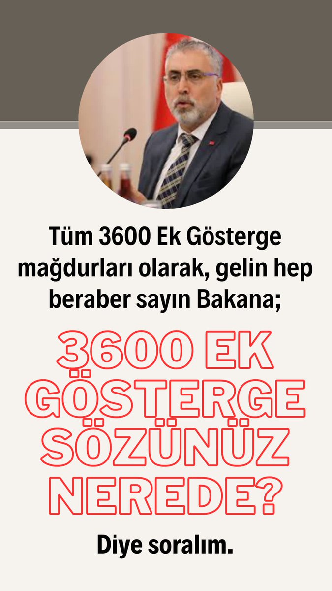 Sn Cumhurbaşkanım #BirinciDereceye3600 Ek Gösterge İçin bekliyoruz
<a href="/RTErdogan/">Recep Tayyip Erdoğan</a>
<a href="/memetsimsek/">Mehmet Simsek</a>
<a href="/isikhanvedat/">Prof. Dr. Vedat Işıkhan</a>
<a href="/eczozgurozel/">Özgür Özel</a> <a href="/avabdullahguler/">Abdullah Güler</a> <a href="/erkanakcay45/">Erkan Akçay</a>
<a href="/55erhanusta/">Dr. Erhan Usta</a>
<a href="/OnderKahveci/">Önder Kahveci</a>
<a href="/_aliyalcin_/">Ali YALÇIN</a>