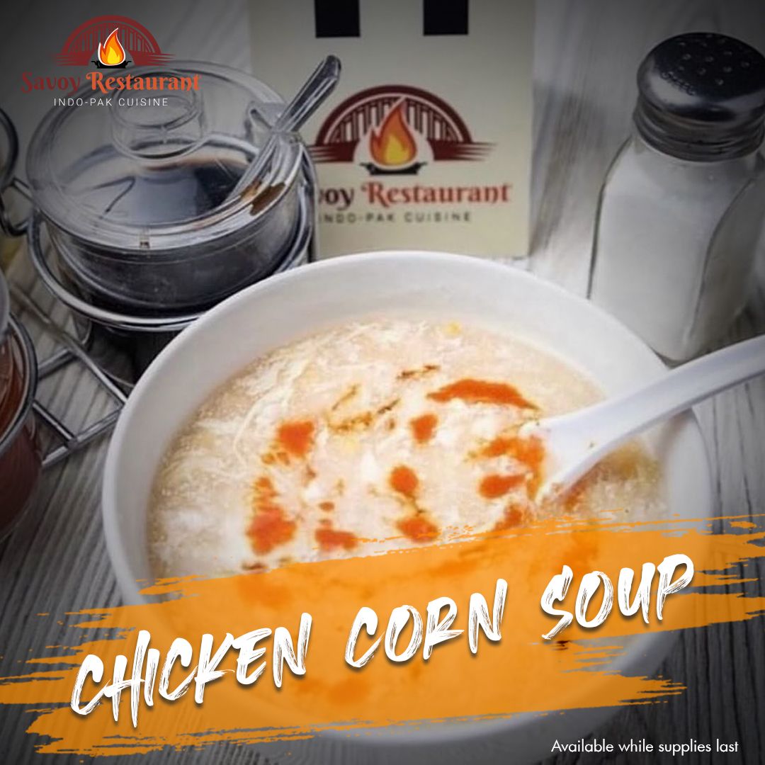 SavoyResIndoPak's tweet photo. This pleasant weather is perfect for enjoying some delicious Spicy and Tangy Chicken Corn Soup. 

Experience the tastes of Savoy Restaurant in Houston, TX, offering authentic Desi and Indo-Pakistani cuisine. To order, call us at 281-568-6772. https://t.co/knNFZQhw4m