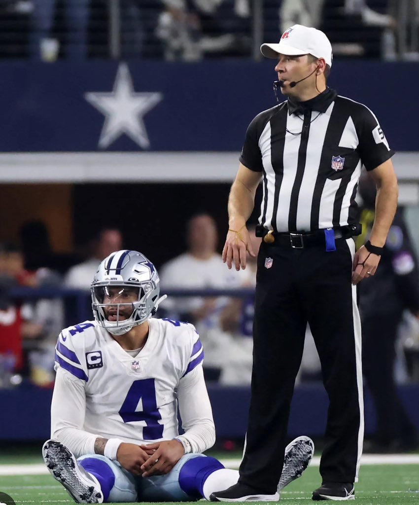 This is a picture of the Dallas Cowboys best player…Dak Prescott is also in the picture.