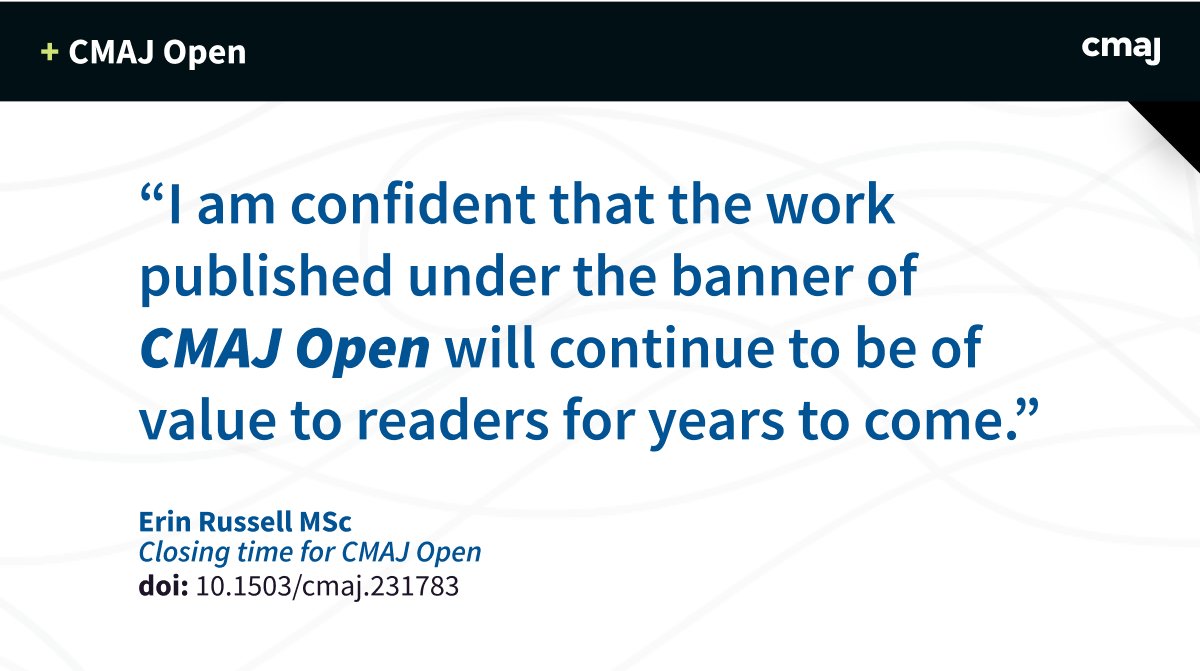 CMAJ_Open tweet media