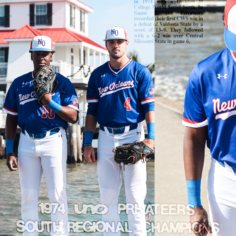 PrivateersBSB's tweet photo. new threads, throwing it back to 1974 &amp; 1984.🔙⚾️

bid on your own jersey today!⬇️