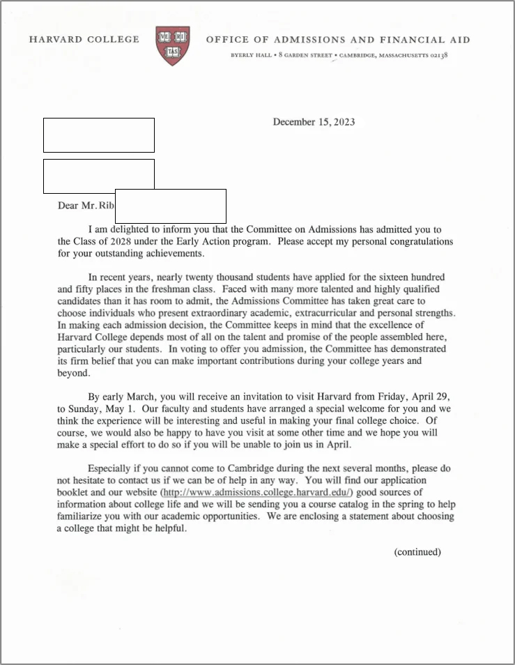 HOLY SHIT @HARVARD 2028 IM SHAKING RN