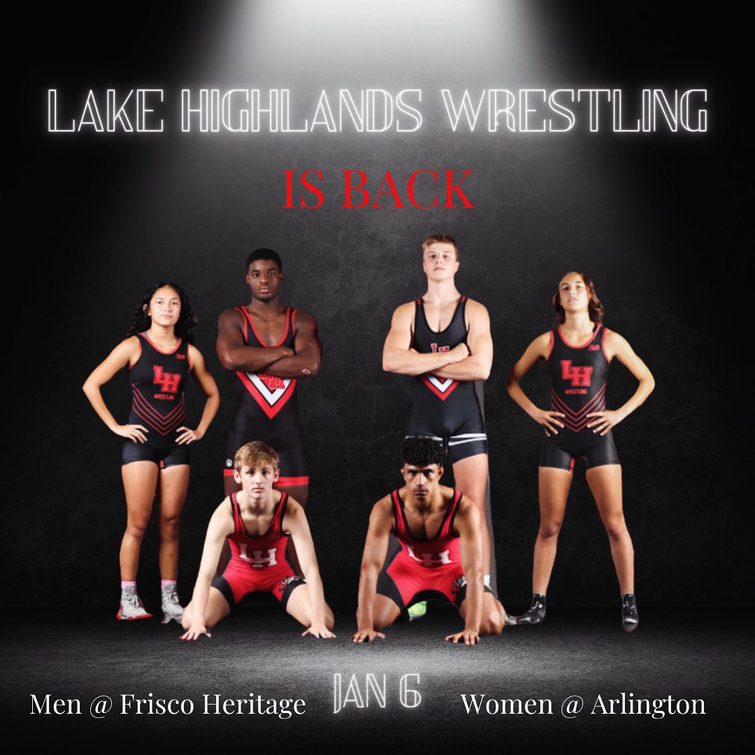 Lake Highlands Wrestling is back January 6th!