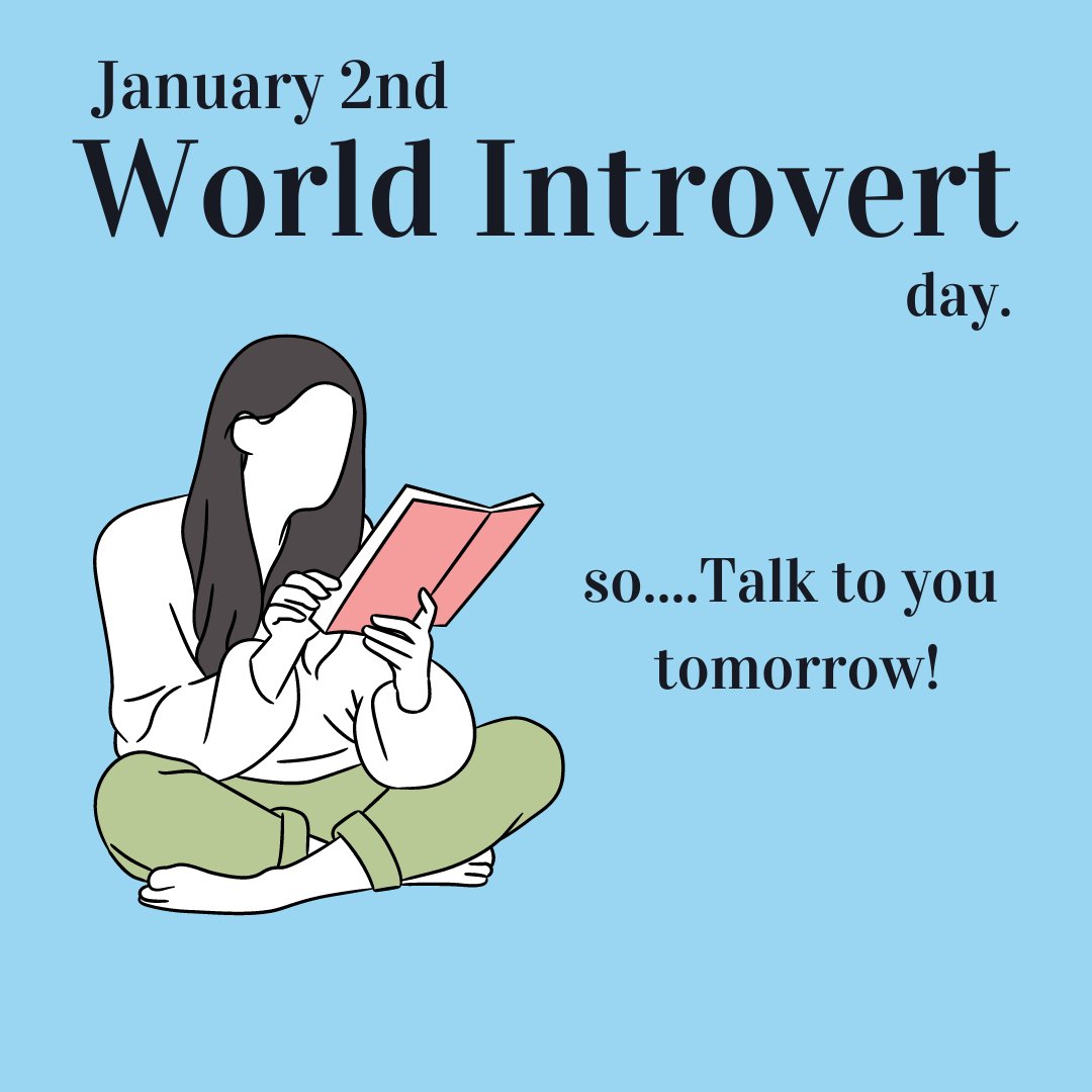 drewdeleon2332's tweet photo. World Introvert Day on January 2nd serves as an opportunity for people worldwide to understand and appreciate introverts better. 😳

Are you an introvert or an extrovert? 💬

#WorldIntrovertDay #IntrovertDay #Jan3rd 
 #realestatelionazreatlortophomesalelionhomeloans https://t.co/R1zxUF8ccF