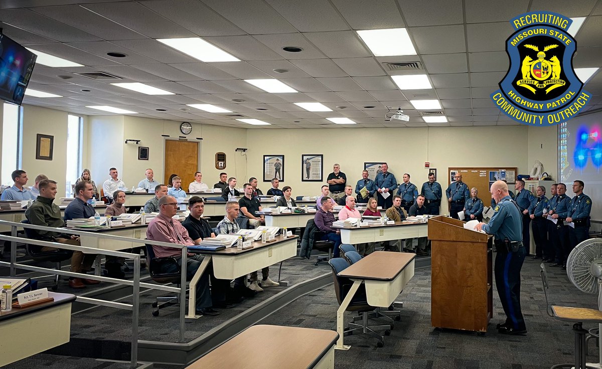 Today marks the first day of the academy for the 119th (Accelerated) and 120th (Tradition) recruit class. Best of luck to these 42 men and women as they begin their training! motrooper.com #mshp #policeofficer #policetraining #lawenforcementtraining #lawenforcement