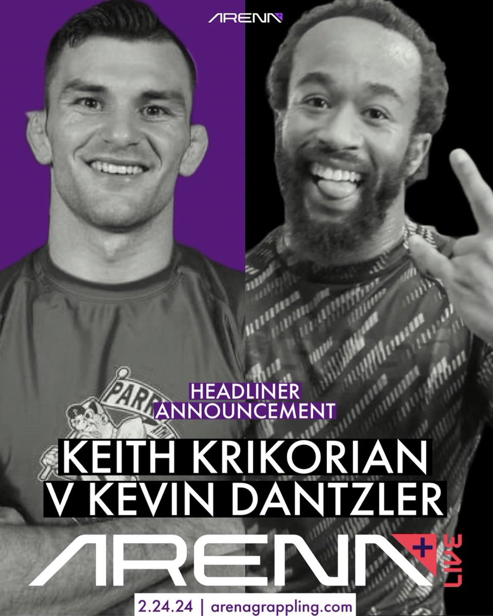 JakeNoecker's tweet photo. BREAKING: After his recent victory over Aljamain Sterling at #FuryPRO8 last weekend, Kevin Dantzler (@KevinDMMA) has booked his next SUPER FIGHT against one of the best grapplers in the world Keith Krikorian (@keithkrikorian) at @ARENAgrappling
BJJ fanatics will LOVE this one ๐ฎโ๐จ https://t.co/1M071KwRXh