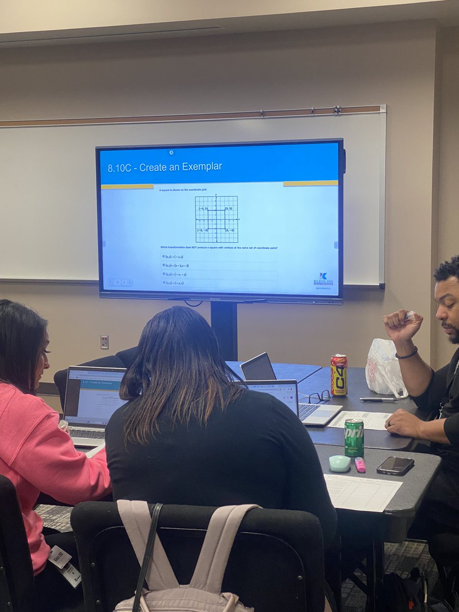 czorn2's tweet image. #KleinMath grade 8 teachers writing exemplars and planning for exemplar instruction. @AlysaCozart @KleinISD @KleinISDMath @beth_gilleland @jenny_mcgown