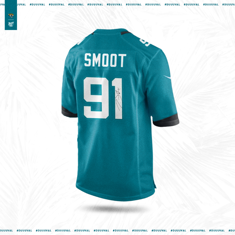 Jaguars's tweet photo. #WPMOYChallenge votes count DOUBLE today!

RT to vote &amp; you could win a signed @Bigsmoot_94 jersey ✍️