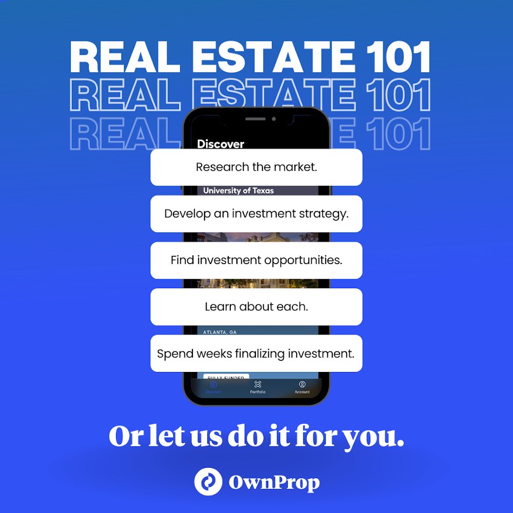 OwnPropApp's tweet image. It’s 2024. Let’s leave complicated investing in the past.