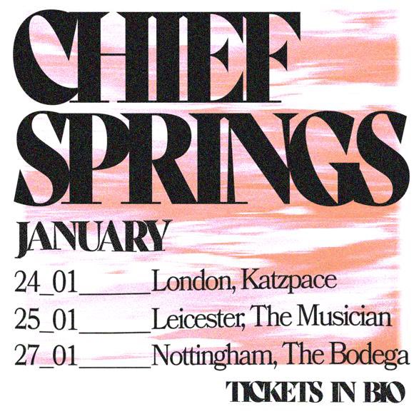 SpringsChief's tweet photo. We’re playing a few shows later this month and you can get tickets in our bio. 

London @Katzpace 24th w/ Natsuma &amp; @leavingalex 

Leicester @MusicianVenue 25th w/ @HectorGannet 

Nottingham @bodeganotts 27th w/ @AdamFrenchUK https://t.co/I1tAhDfFCU