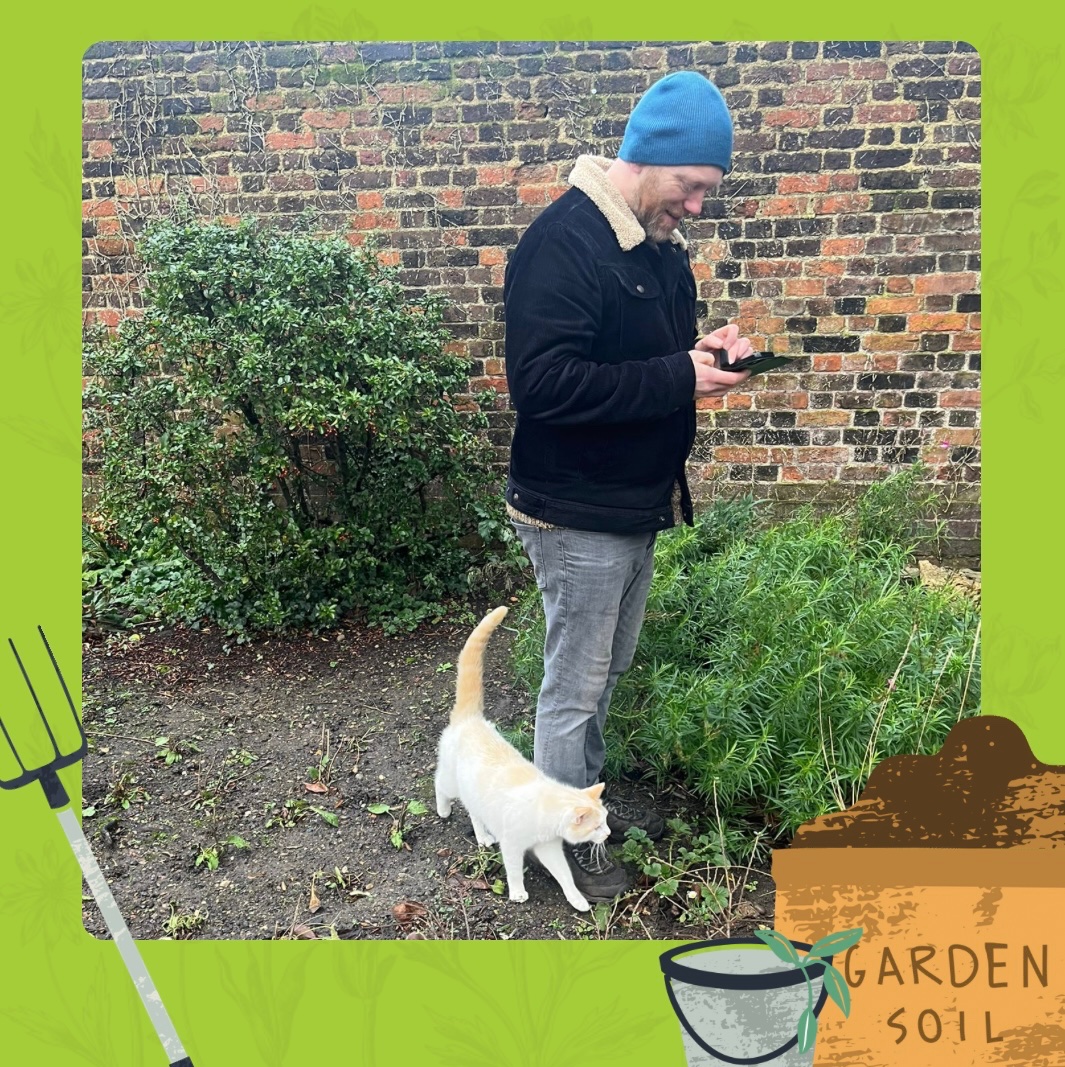 Our Head Gardener, Jason, and assistant Head Gardener, Casper the cat, carrying out the yearly plant audit. Visit our walled gardens are open ⏰ 10am - 4pm 📆 Monday - Saturday 🎟️ Free entry