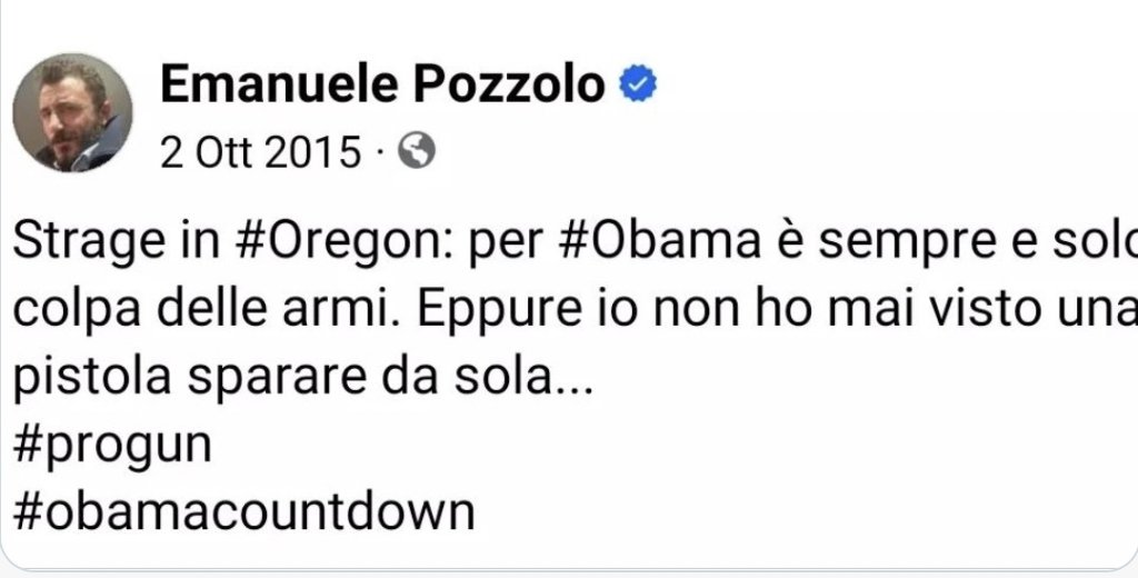 michimas's tweet image. sono sovranisti ma non c'è una vaccata-una americana (solo quelle, le cose buone no) che non importino prontamente #progun