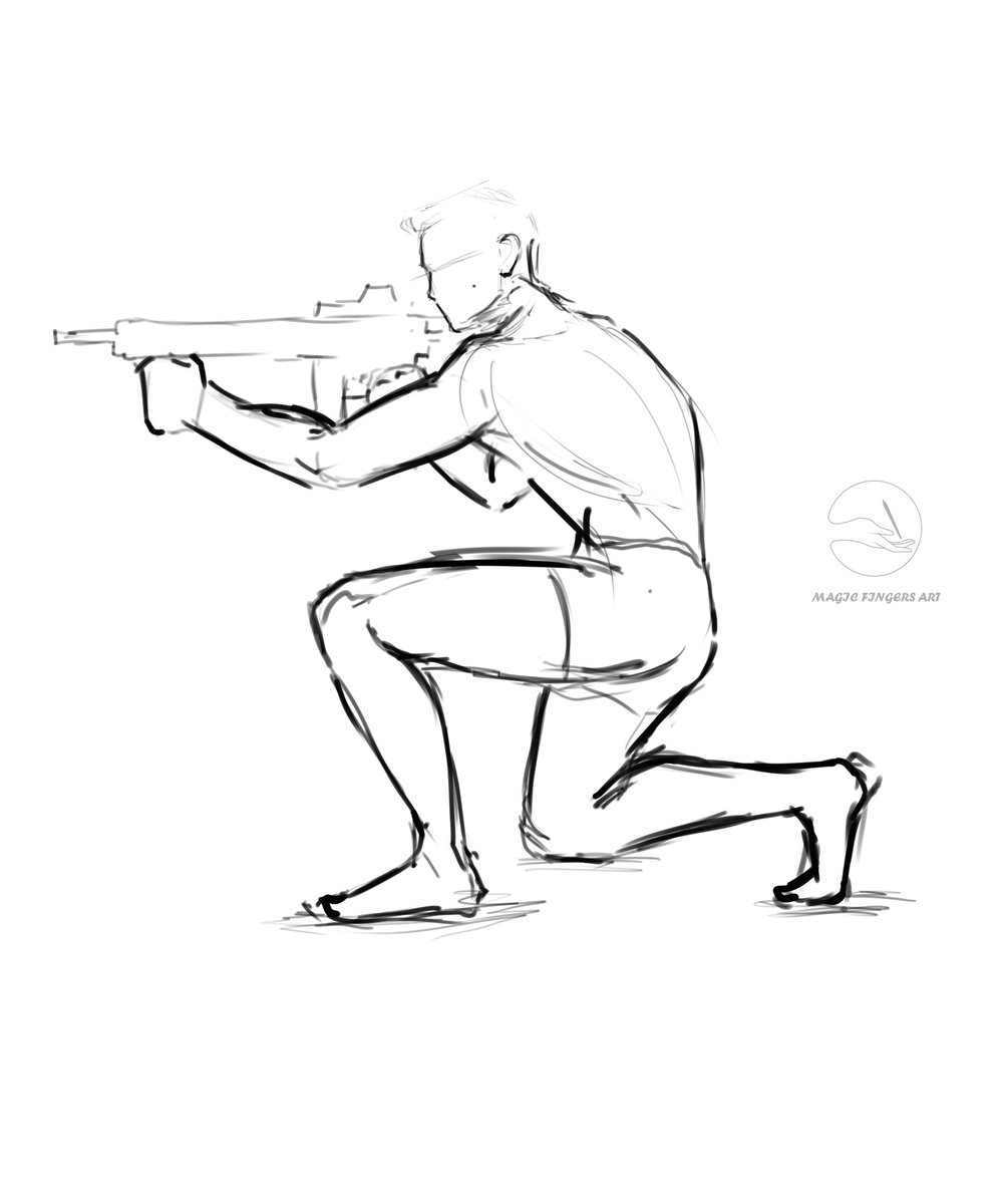 UcheAzunnaya's tweet image. #01sketchaday #warmupjanuary

For warmup today I decided to go with quick figure drawings about 5 mins each , but the one with a gun took about 10 mins....

I&apos;m quite rusty though 😅