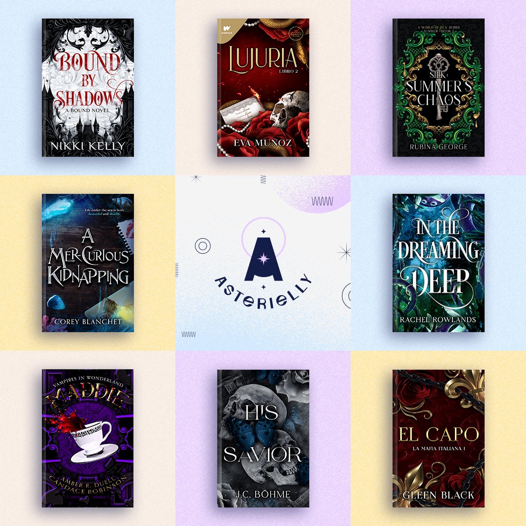 Happy 2024! 🔥

I wanted to share some of my favorite designs of 2023. I definitely love all the covers I made, but can't fit them all in one image and can't even show some designs yet😭

Let me know which one is your favorite!
asteriellydesigns.com