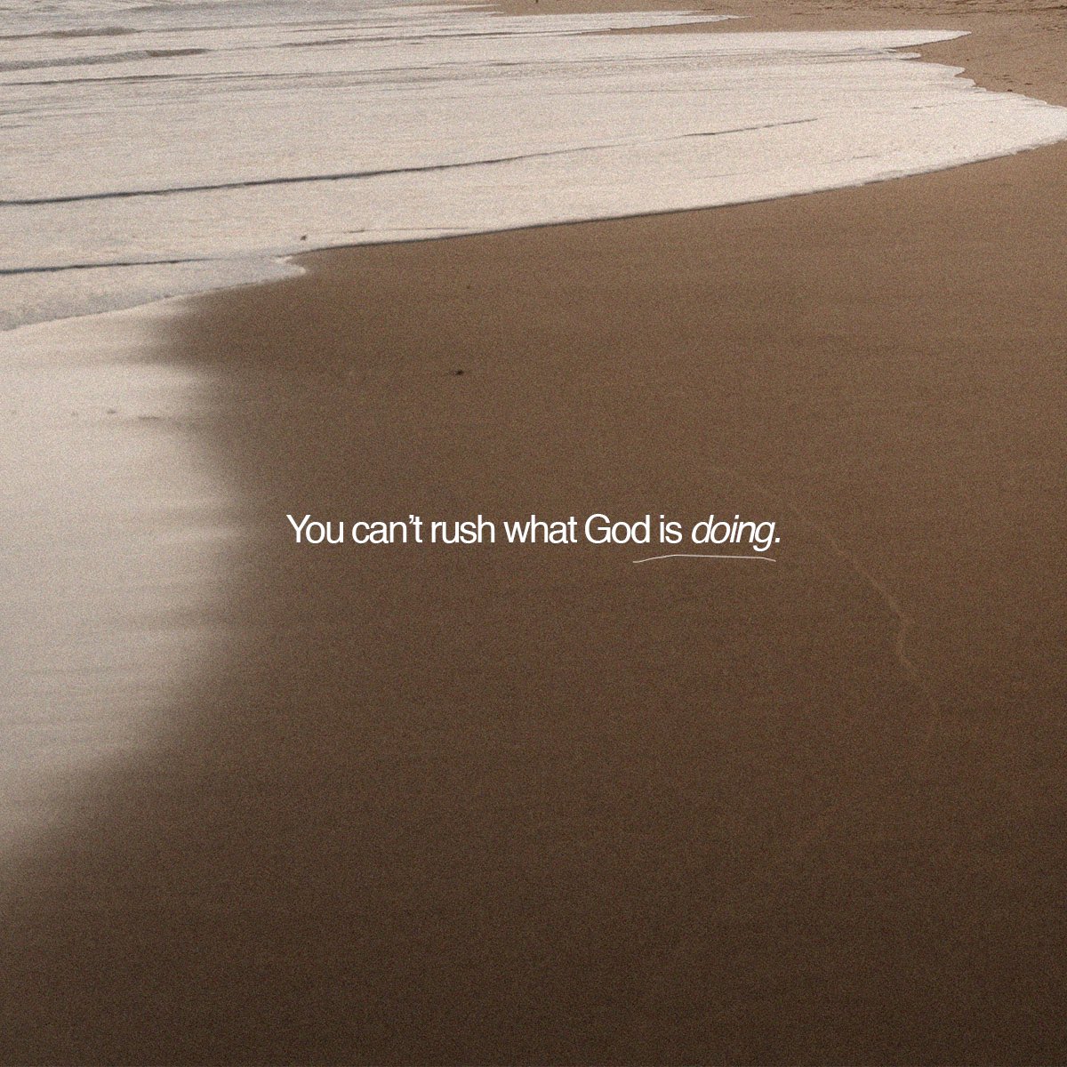 God’s best miracles take time. Be patient, He is doing something big in your life.