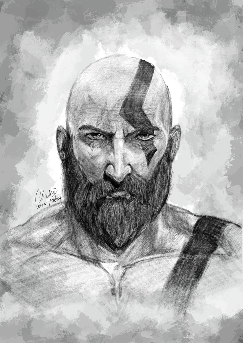 samyakiarts's tweet photo. I bought procreate and drew the god of dad https://t.co/XtIH1X4HoG