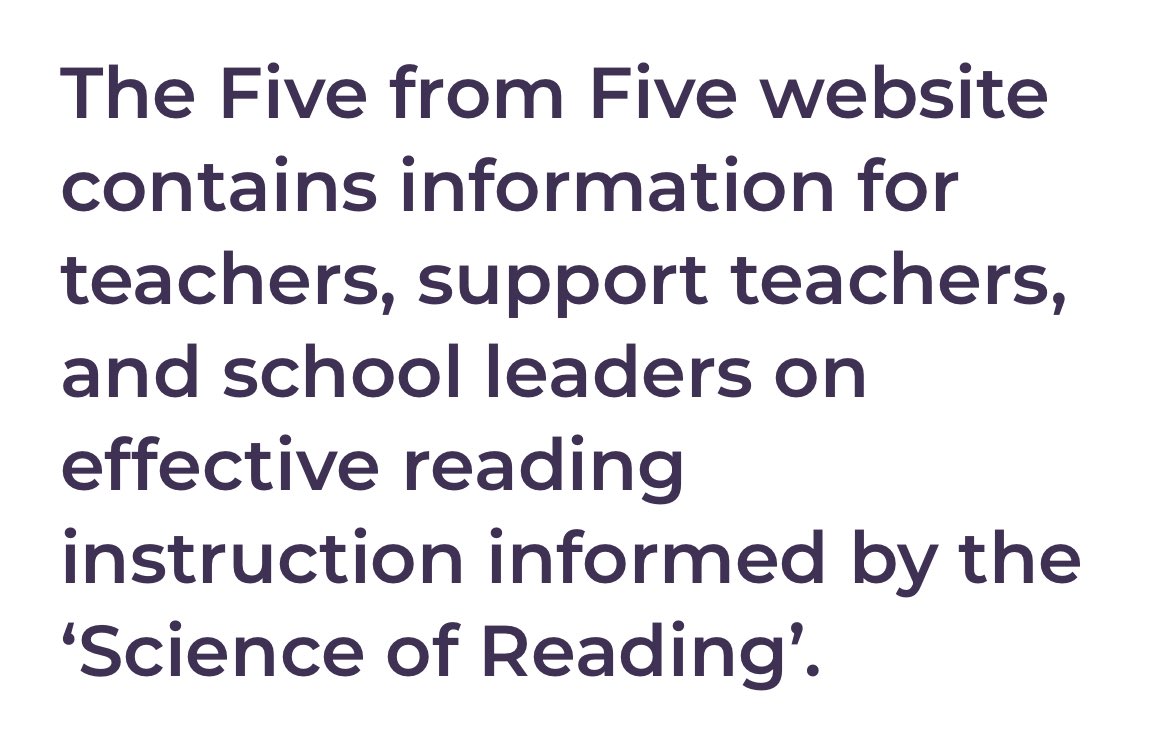 Have you explored our educator resources lately? fivefromfive.com.au/educator-resou… It is structured around the five ‘keys’ to reading: phonemic awareness, phonics, fluency, vocabulary and comprehension