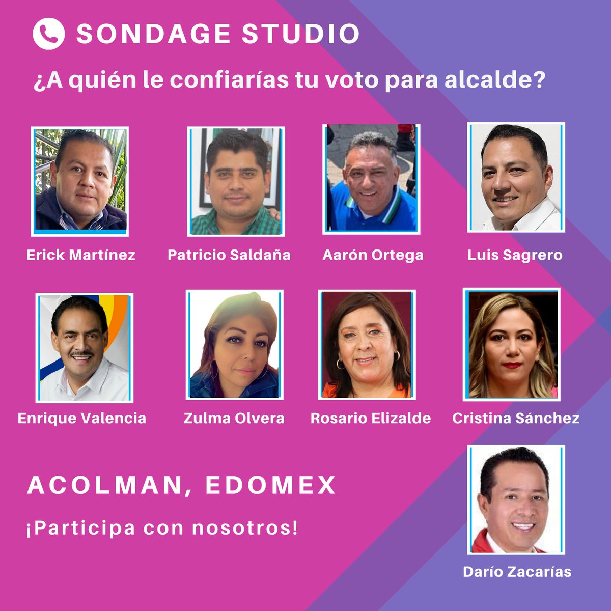 Sondage Studio tweet media