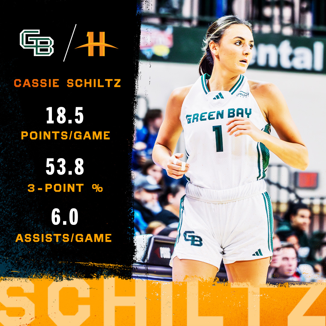 @UnderArmour @cassieschiltz @gbphoenixwbb Check out the stats from our @UnderArmour #HLWBB Player of the Week Cassie Schiltz (@cassieschiltz) of @gbphoenixwbb! 🏀:bit.ly/48y3XT6 #OurHorizon🌇