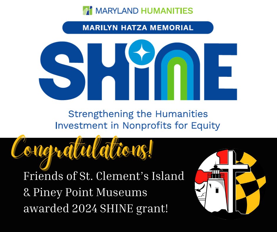 St. Mary's County Government (@stmaryscogov) on Twitter photo Congrats to The Friends of the <a href="/StClemIsMuseum/">St. Clement's Island Museum</a> & <a href="/PineyPtLHMuseum/">Piney Point Lighthouse Museum & Historic Park</a> on being named a 2024 SHINE recipient by <a href="/MDhumanities/">Maryland Humanities</a>! 🎉
Read our full news release for details here: stmaryscountymd.gov/pio/docs/2024-… <a href="/TravelSMC/">St. Mary's Tourism</a> Congrats to The Friends of the <a href="/StClemIsMuseum/">St. Clement's Island Museum</a> & <a href="/PineyPtLHMuseum/">Piney Point Lighthouse Museum & Historic Park</a> on being named a 2024 SHINE recipient by <a href="/MDhumanities/">Maryland Humanities</a>! 🎉
Read our full news release for details here: stmaryscountymd.gov/pio/docs/2024-… <a href="/TravelSMC/">St. Mary's Tourism</a>
