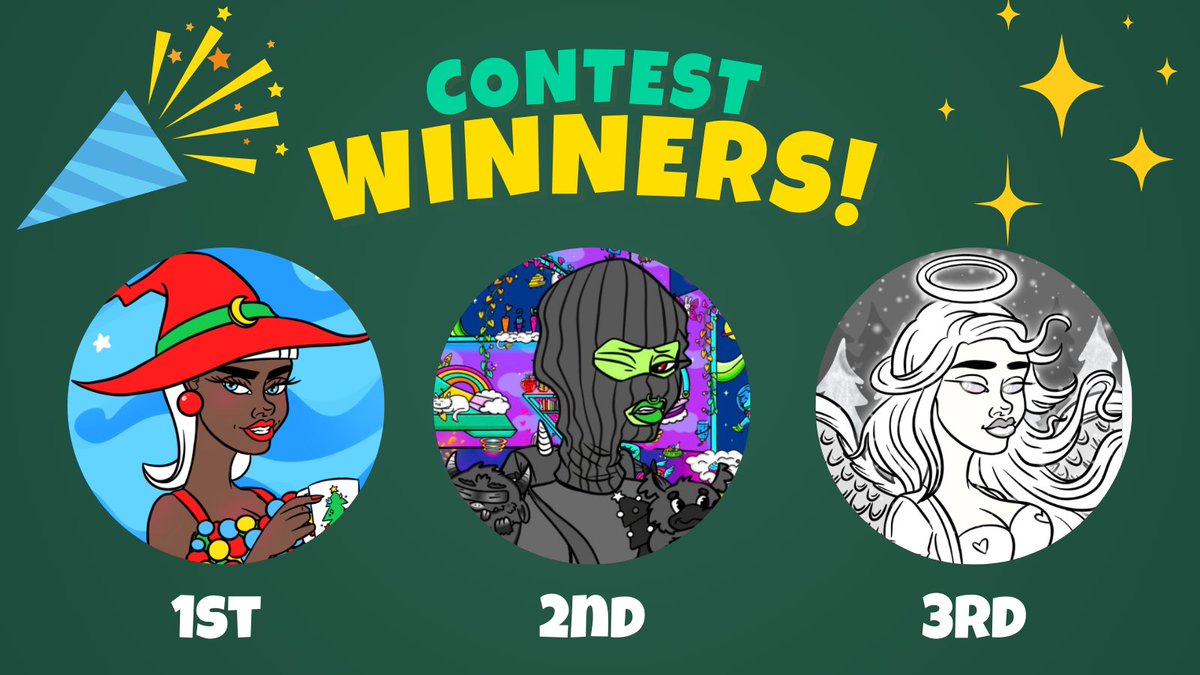 🎉 Announcing our Hunnys Holiday Contest Winners!

🥇1st: Ella the Ornament Witch by Rooftacular
🥈2nd: Christmas Present Heist by SunnyDayz
🥉3rd: Snow Angel by SkuzzRat

Thank you to EVERYONE for sharing your holiday spirit with us! 🐰💜 #HunnysHoliday #WinnersAnnouncement