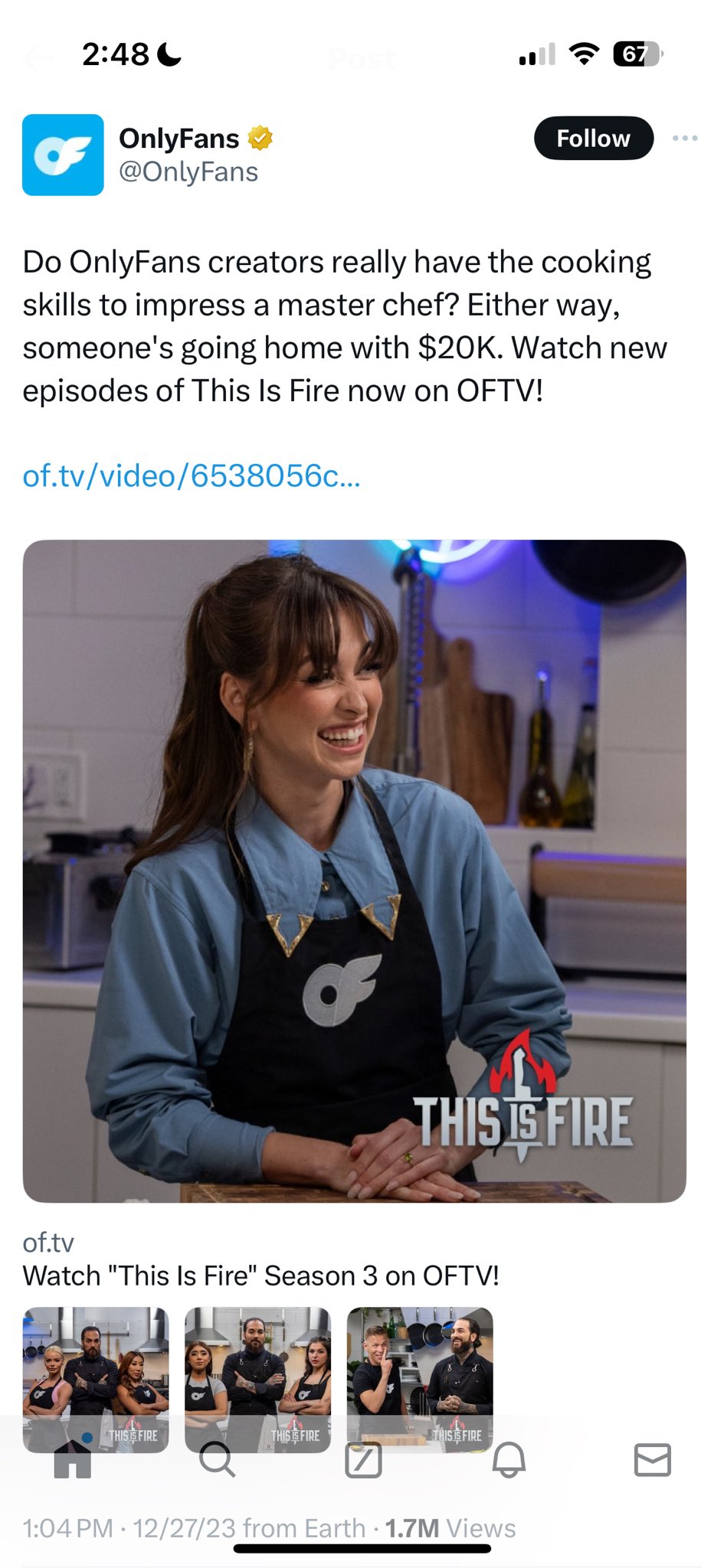 Paul Benjamin on X: In other Christian Conservative news, Riley Reid and  some of your other favorite porn stars are doing a reality show about  cooking. These jokes almost write themselves. 😂