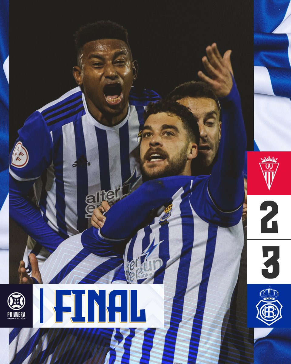 ⏱90+7'. Final del partido.

¡¡NOS LLEVAMOS LOS TRES PUNTOS!!

🔴⚪️ #AlgecirasRecre 2-3 💙🤍